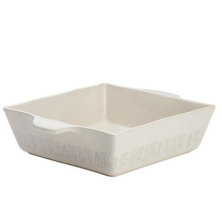 AYESHA CURRY Ayesha Curry 46941 Ceramic Square Baker; 8 x 8 in. - French Vanilla 46941